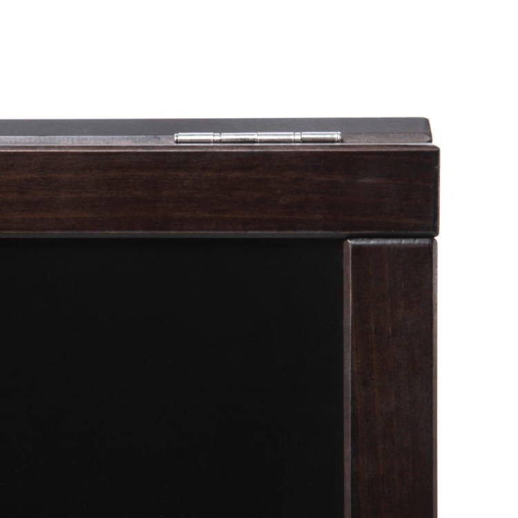 Drewniany potykacz kredowy NATURA Economy 46,5 x 64,5 cm Czarny reklamowy potykacz kredowy do pisania markerami kredowymi