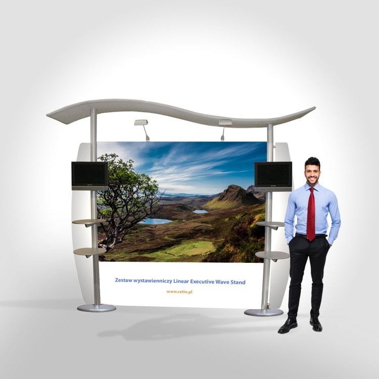 Ścianka reklamowa Linear Executive Wave