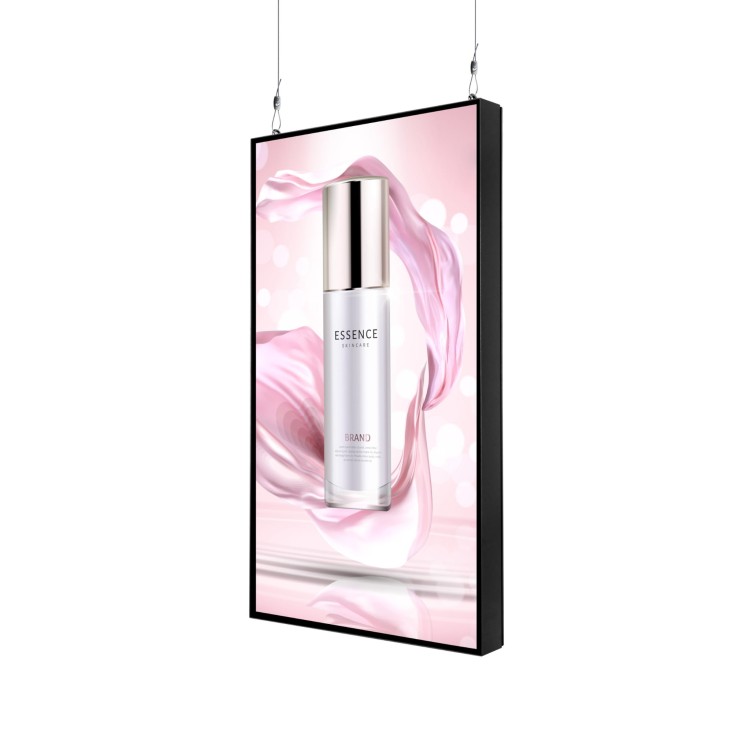 Multimedialny ekran reklamowy 43" Trend Line - Czarny - możliwość podwieszenia lub montażu na ścianie