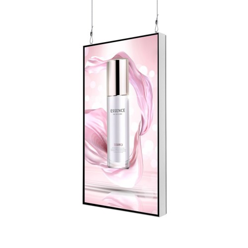 Multimedialny ekran reklamowy 43" Trend Line - Biały - możliwość podwieszenia lub montażu na ścianie