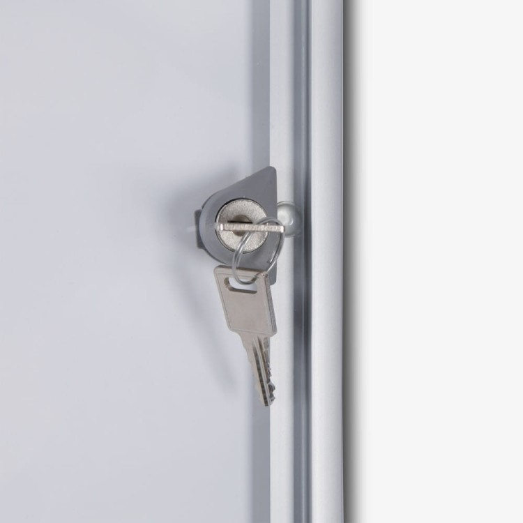 Zamykana na kluczyk - Gablota magnetyczna XS 8xA4 88x61 cm zamykana na kluczyk do użytku wewnętrznego gablota wewnętrzna gablota ogłoszeniowa gablota informacyjna tablica ogłoszeń tablica informacyjna