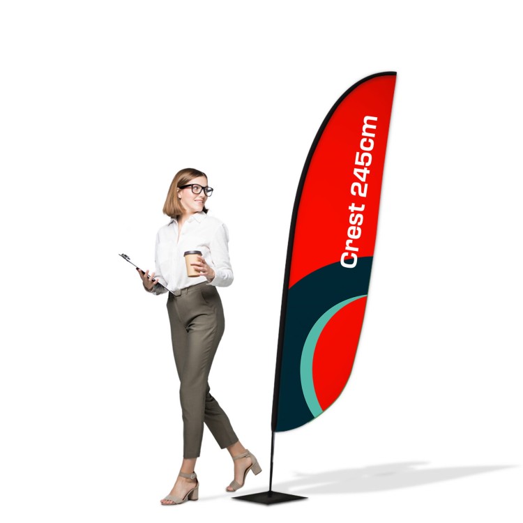 Flaga reklamowa Winder 2,45m Crest