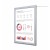 Zewnętrzna gablota ILLUMO A0 83x117 cm z podświetleniem LED zamykana na kluczyk do użytku zewnętrznego gablota zewnętrzna gablota ogłoszeniowa gablota informacyjna tablica ogłoszeń tablica informacyjna