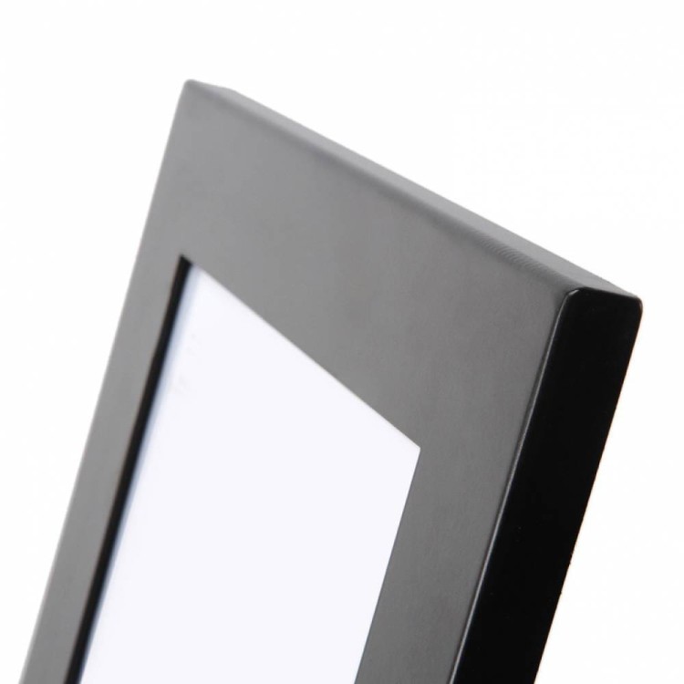 Stojak na ulotki z kieszenią magnetyczną na plakat A4 czarny stojak informacyjny na ulotki  stojak na katalogi z ramką A4 stojak prezentacyjny z miejscem na plakat do kiosku do branży detalicznej do hotelu