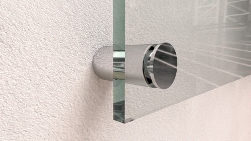 Dystans montażowy 13mm Ø Mosiądz Chrom 13x19