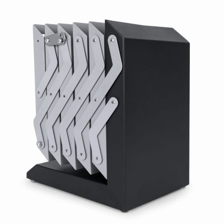 Stojak na ulotki A4 - metalowy stojak informacyjny na ulotki, katalogi, broszury