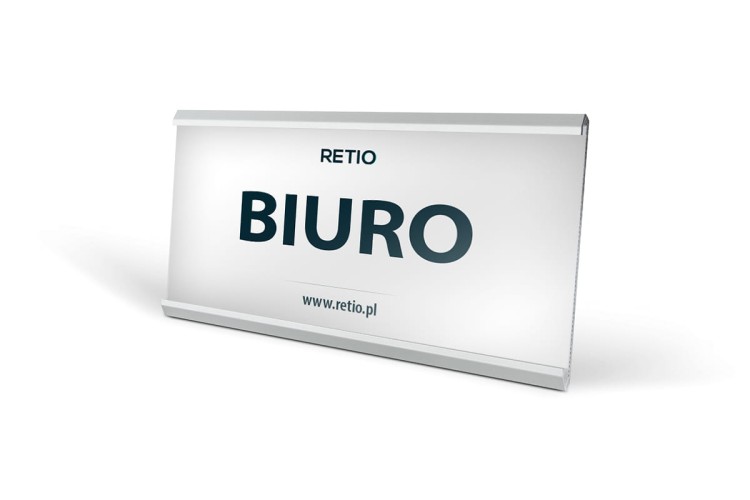 Przydrzwiowa tabliczka informacyjna LINO 90x210 mm