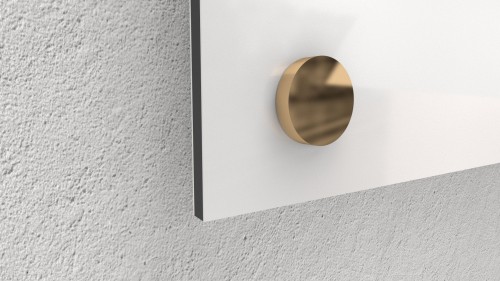 Zaślepki na śruby 15mm Ø Polerowany złoty 15x6