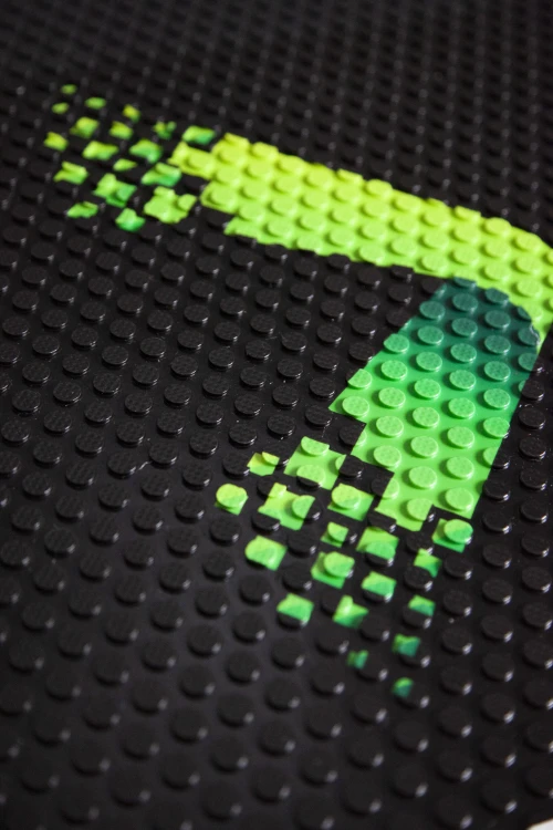 Mata podłogowa gumowa wycieraczka z logo - szczegół