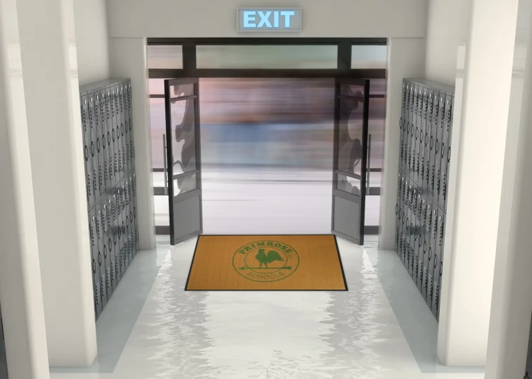 Mata podłogowa Universal Brush Guard - wycieraczka dywanik wykładzina z logo do zastosowań wewnętrznych i zewnętrznych