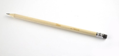 Ołówek z gumką STUDENT czarny