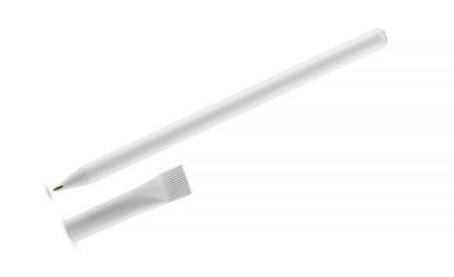 Długopis papierowy PINKO biały