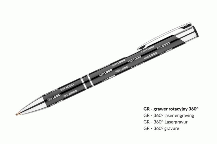 Długopis KOSMOS czarny