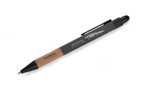 Długopis z touch pen BOSAY czarny