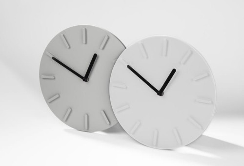 Zegar ścienny LUCIA popielaty (szary)