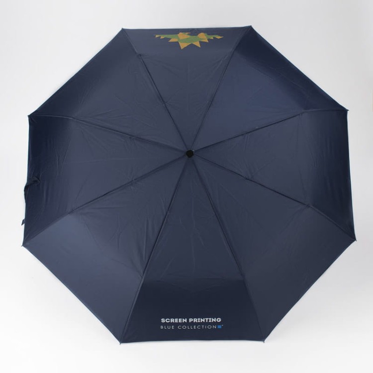 Worek na sznurkach z parasolem RAINY granatowy