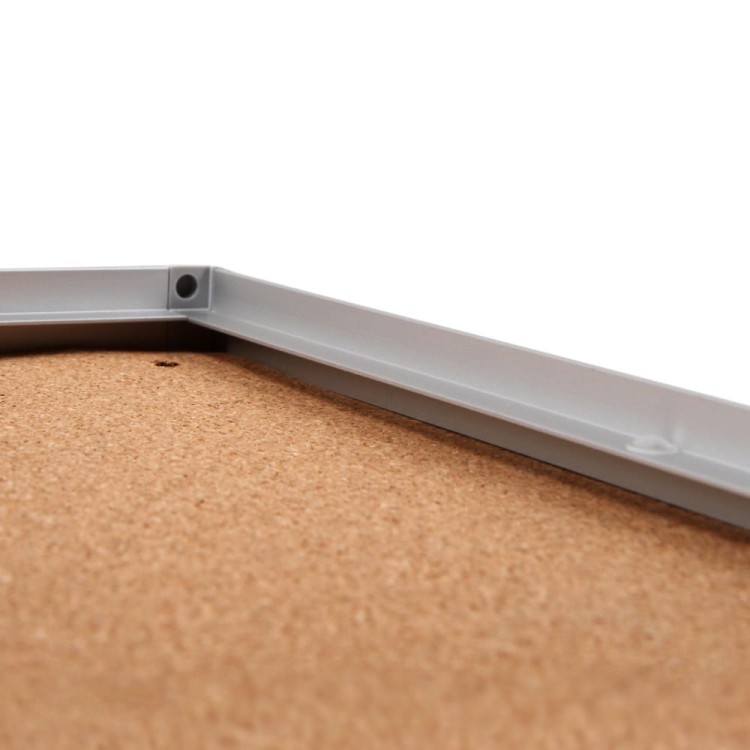 Detal - Gablota korkowa XSC 8xA4 88x61 cm zamykana na kluczyk do użytku wewnętrznego gablota wewnętrzna gablota ogłoszeniowa gablota informacyjna tablica ogłoszeń tablica informacyjna