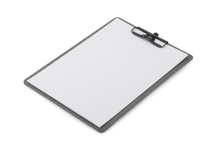 Podkładka z klipem CLIPAD popielaty (szary)