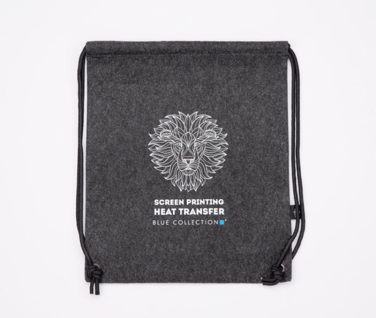 Worek filcowy rPET DENGY grafitowy