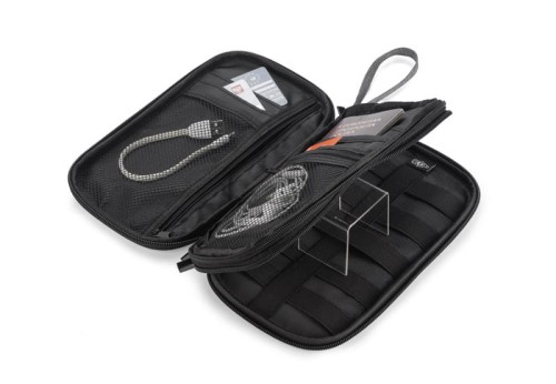 Portfel podróżny rPET CHILLGO, RFID popielaty (szary)