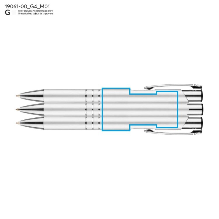 Długopis KALIPSO srebrny