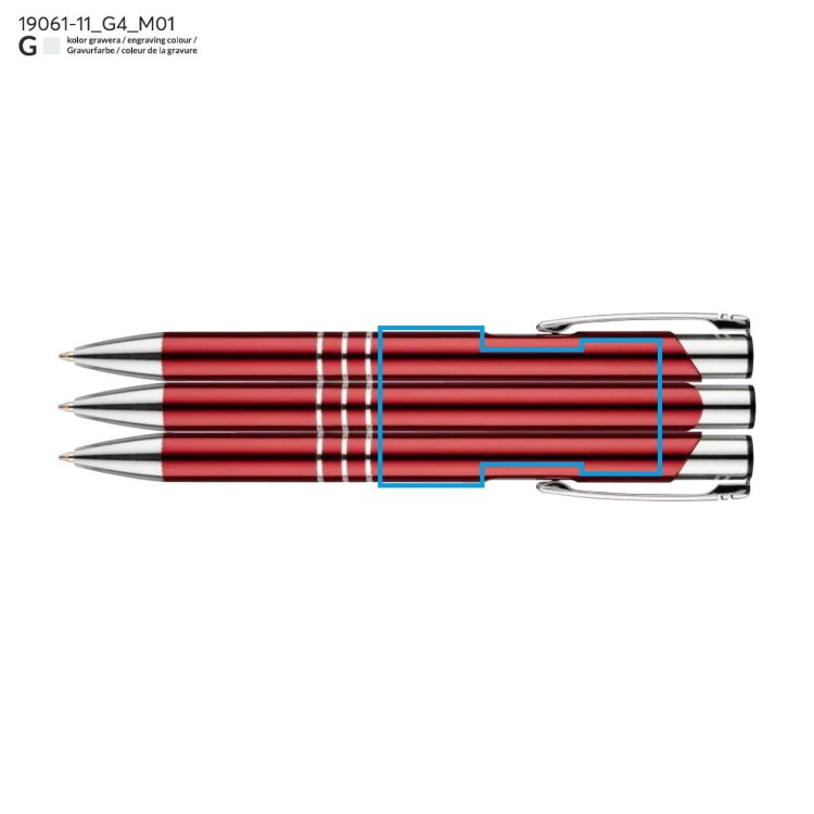 Długopis KALIPSO bordowy