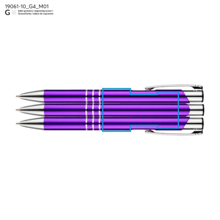 Długopis KALIPSO fioletowy