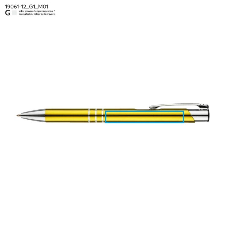 Długopis KALIPSO żółty