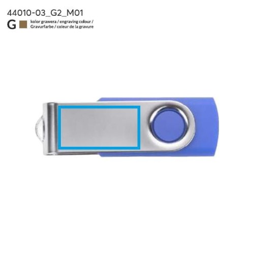 Pamięć USB TWISTER 4 GB niebieski