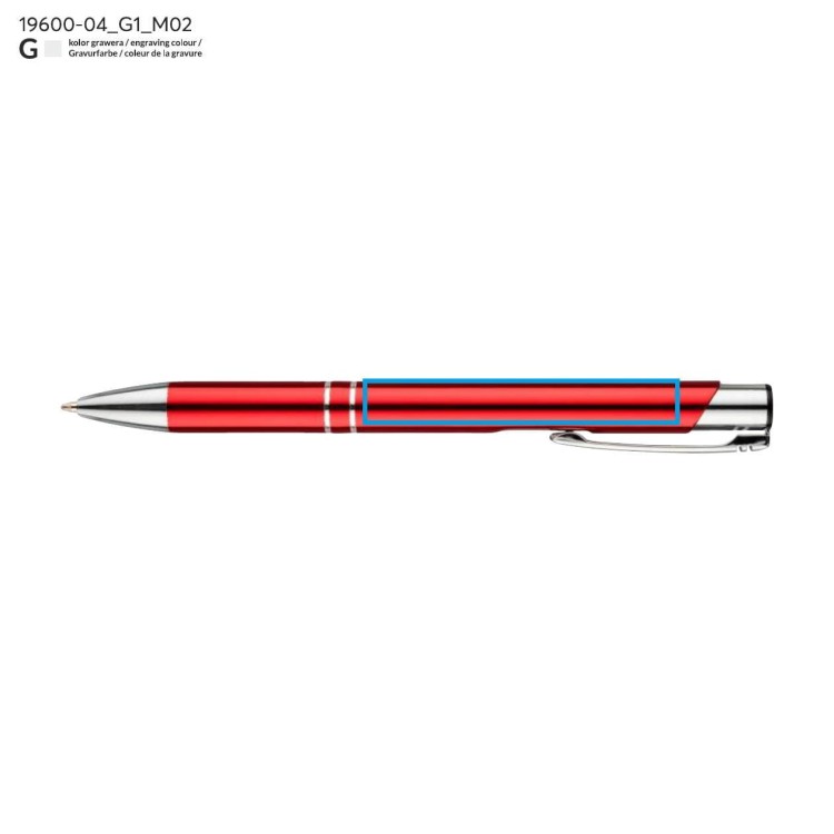 Długopis KOSMOS czerwony