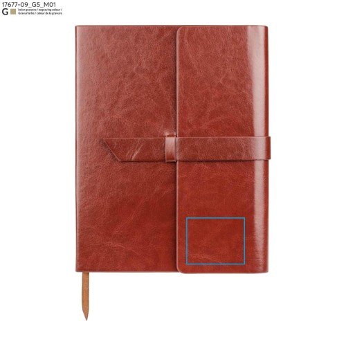 Notes VASCO A5 brązowy