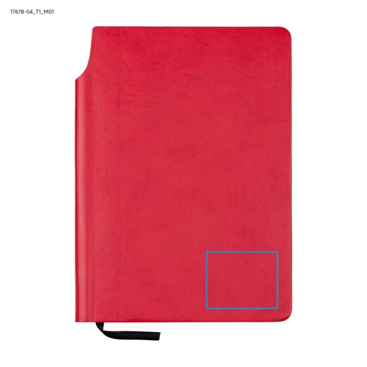 Notes MOLI A5 czerwony