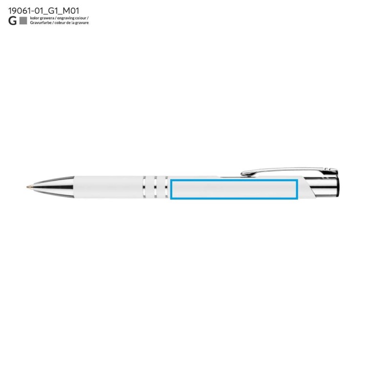 Długopis KALIPSO biały