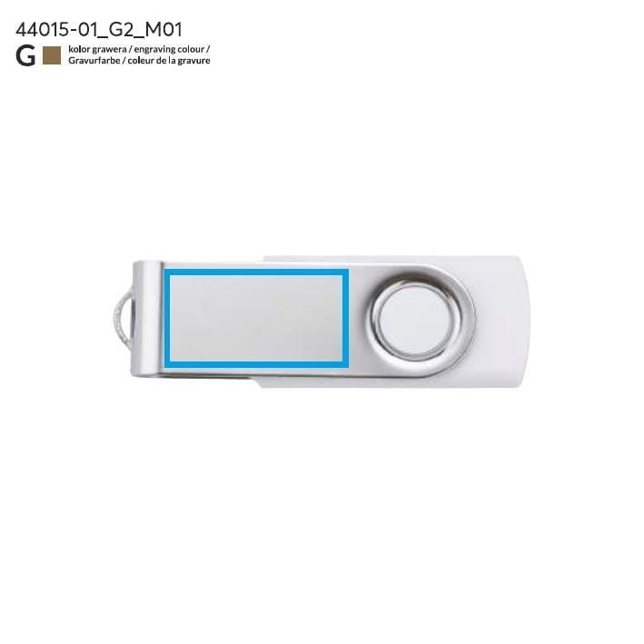 Pamięć USB TWISTER 32 GB biały