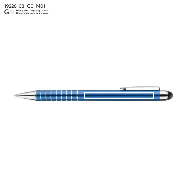 Długopis touch IMPACT niebieski