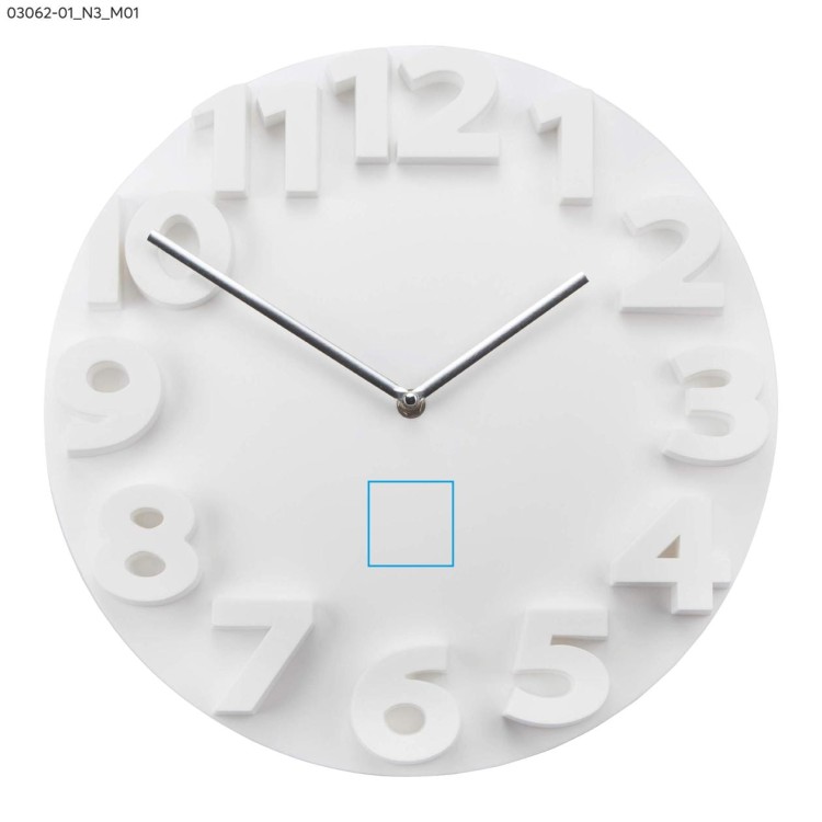 Zegar ścienny MAURO biały