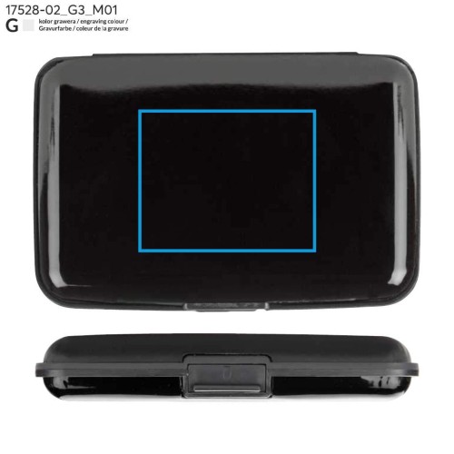 Etui na karty SECURE czarny