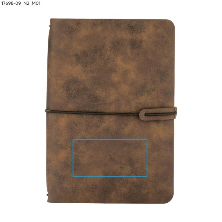 Notes RETRO A5 brązowy