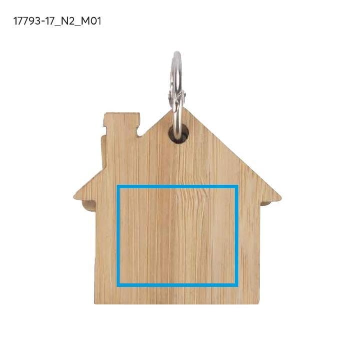 Karteczki samoprzylepne z brelokiem HOMA beżowy (naturalny)