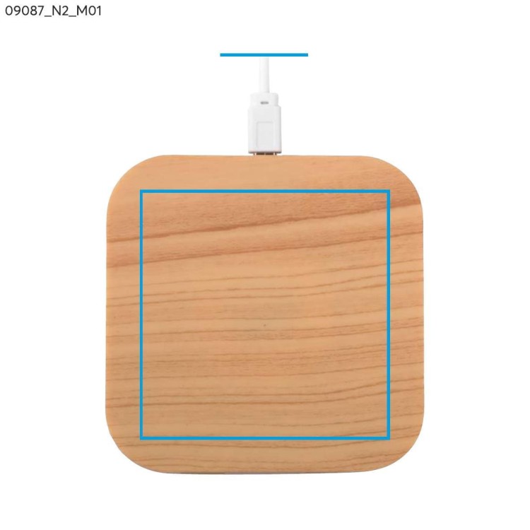 Ładowarka indukcyjna LINO beżowy (naturalny)