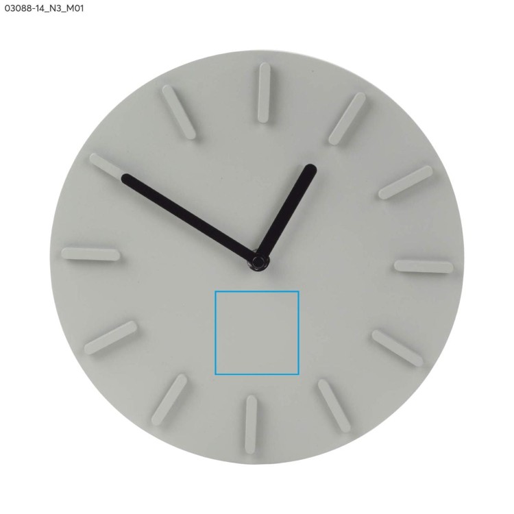 Zegar ścienny LUCIA popielaty (szary)