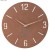 Zegar ścienny NATURAL brązowy