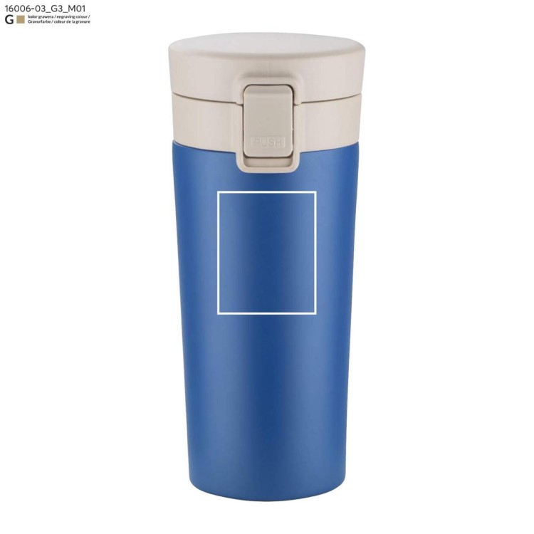 Kubek termiczny STAR 350 ml niebieski