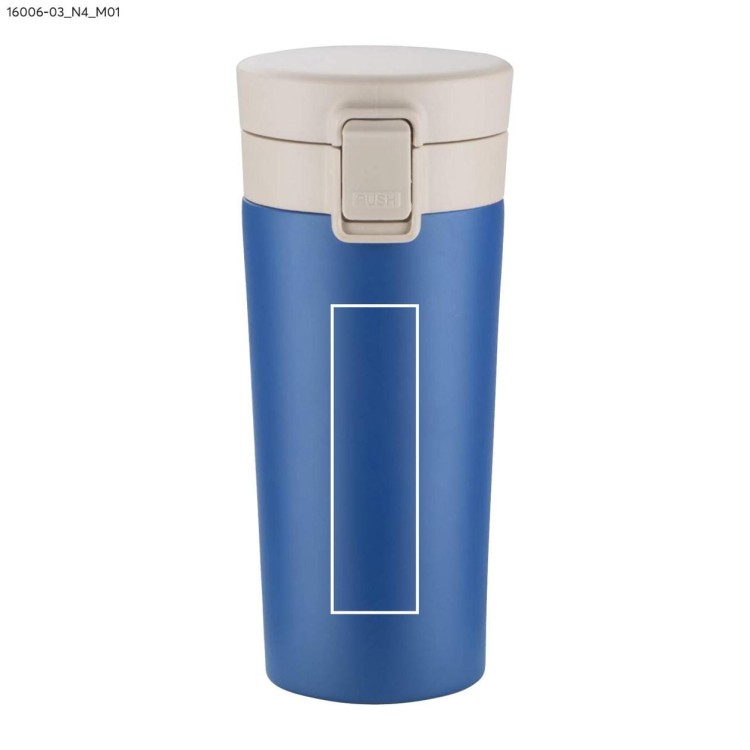 Kubek termiczny STAR 350 ml niebieski