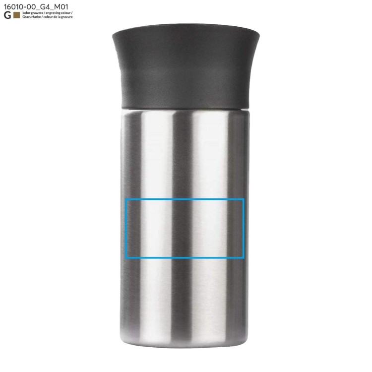 Kubek termiczny EDDY 300 ml srebrny