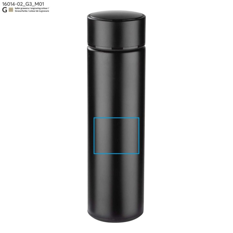 Butelka termiczna THERMO 480 ml czarny