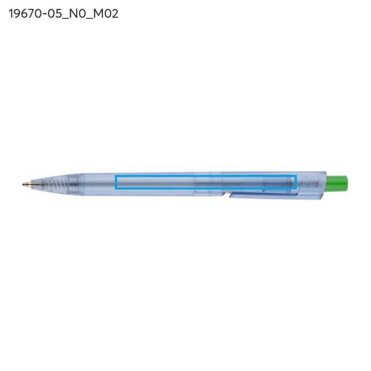 Długopis rPET RECYKLO zielony