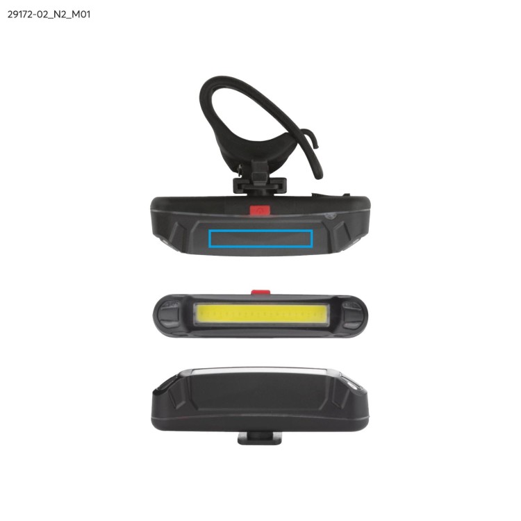 Lampka rowerowa FARO czarny