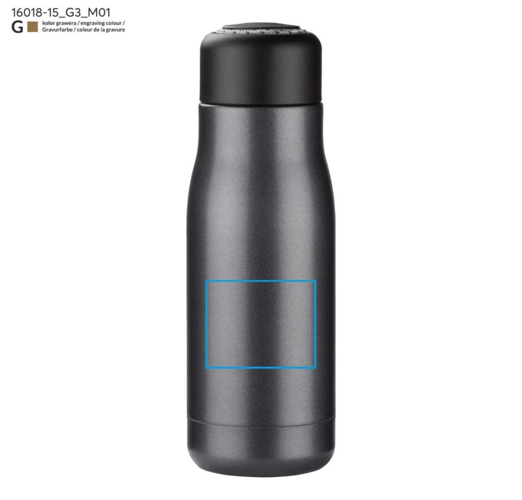 Butelka termiczna ROSA 350 ml grafitowy