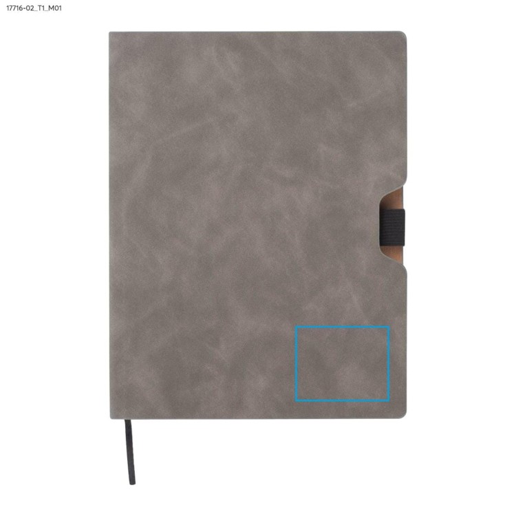 Notes BLAKK A5 popielaty (szary)